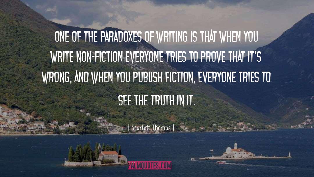 Paradoxes quotes by Scarlett Thomas