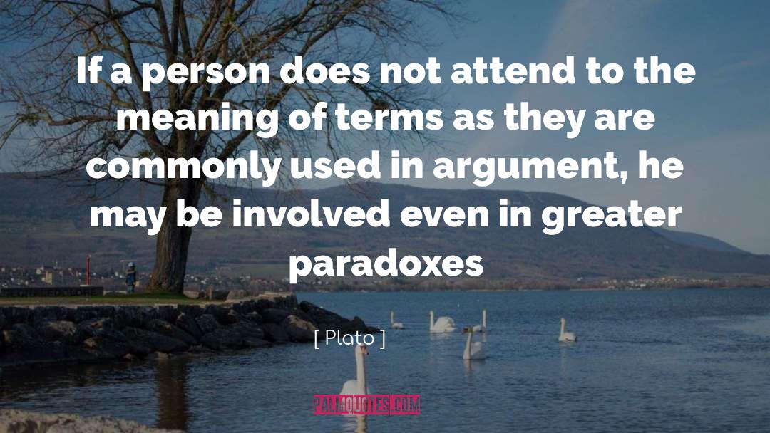 Paradoxes quotes by Plato