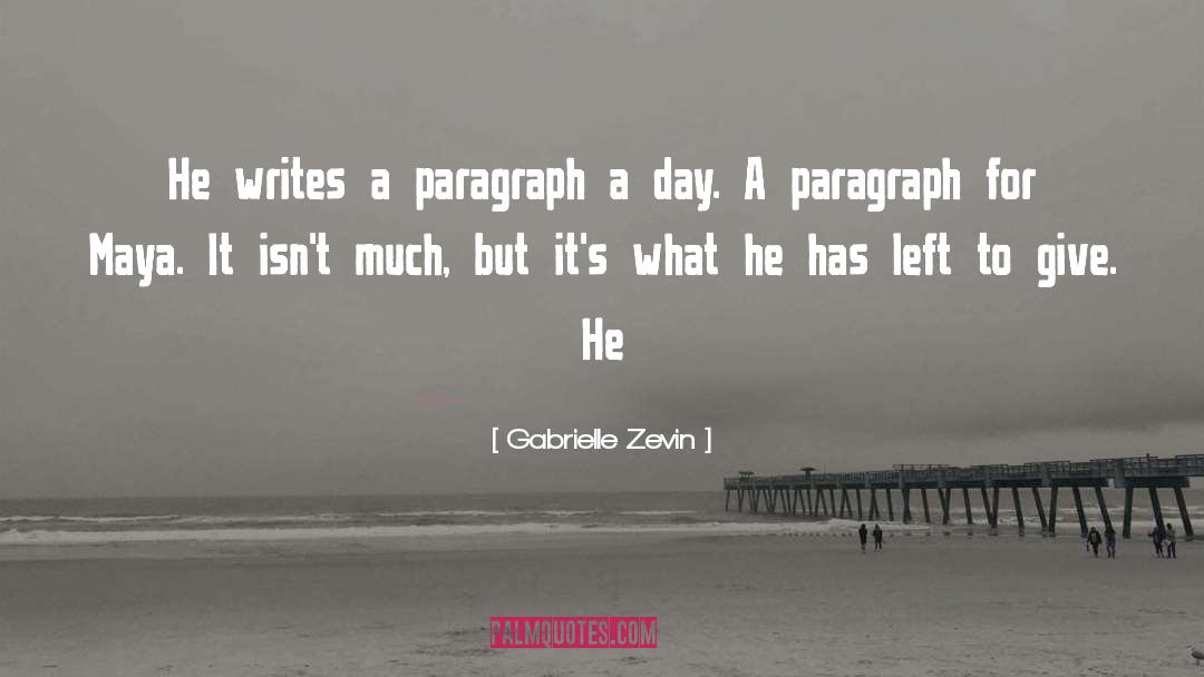 Paragraph quotes by Gabrielle Zevin