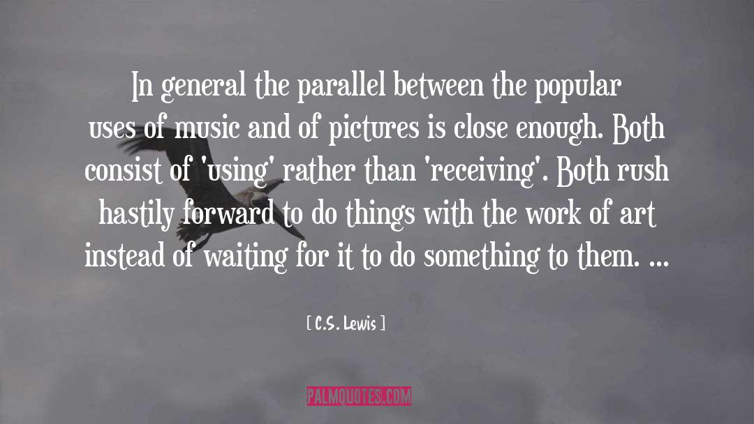 Parallel quotes by C.S. Lewis