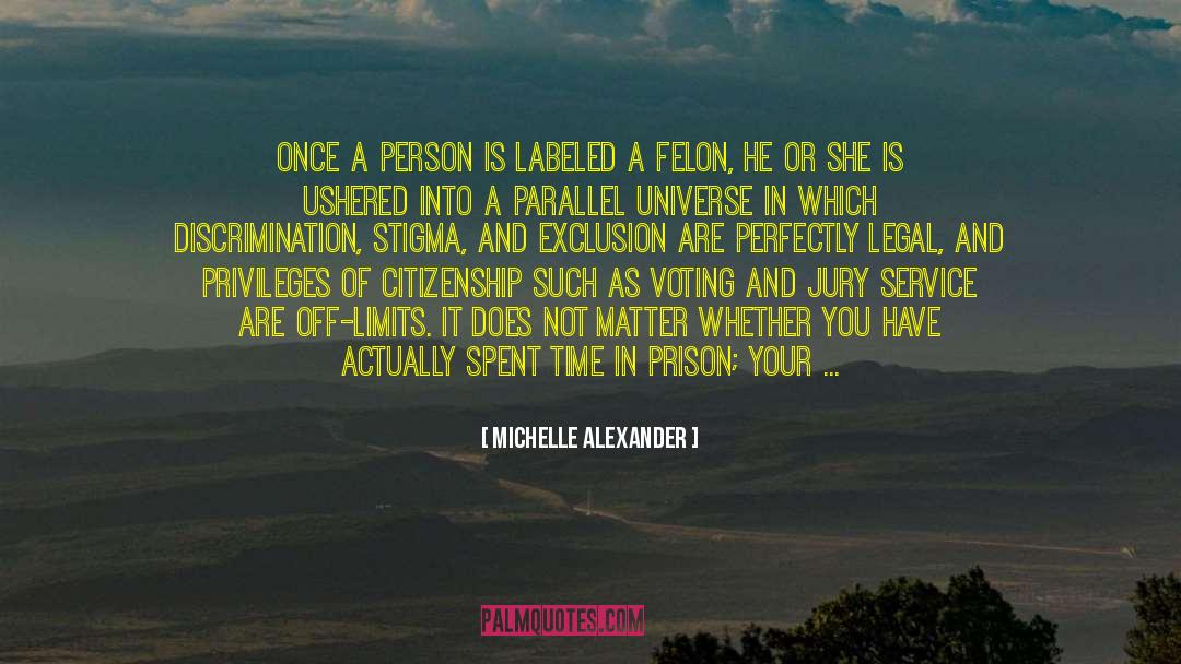 Parallel Universe quotes by Michelle Alexander