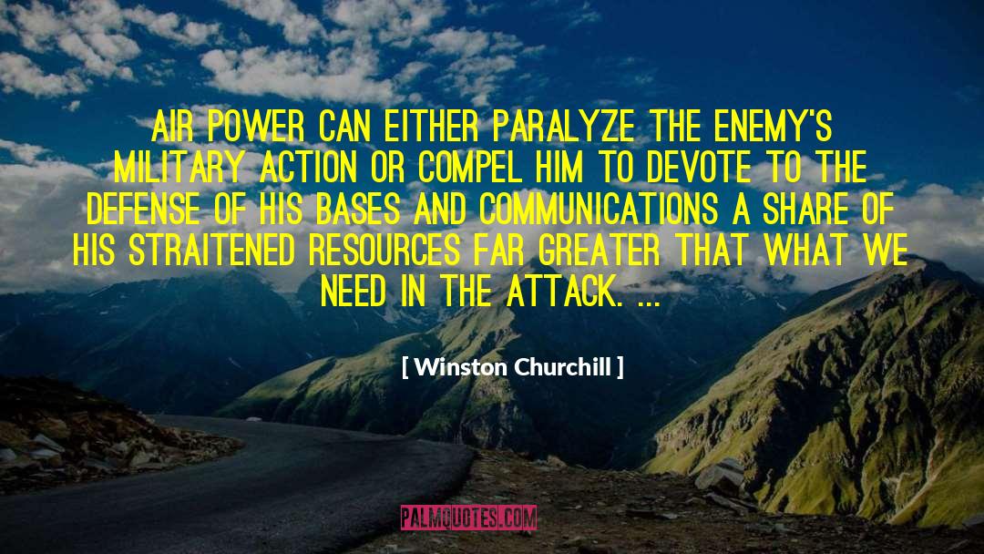 Paralyze quotes by Winston Churchill