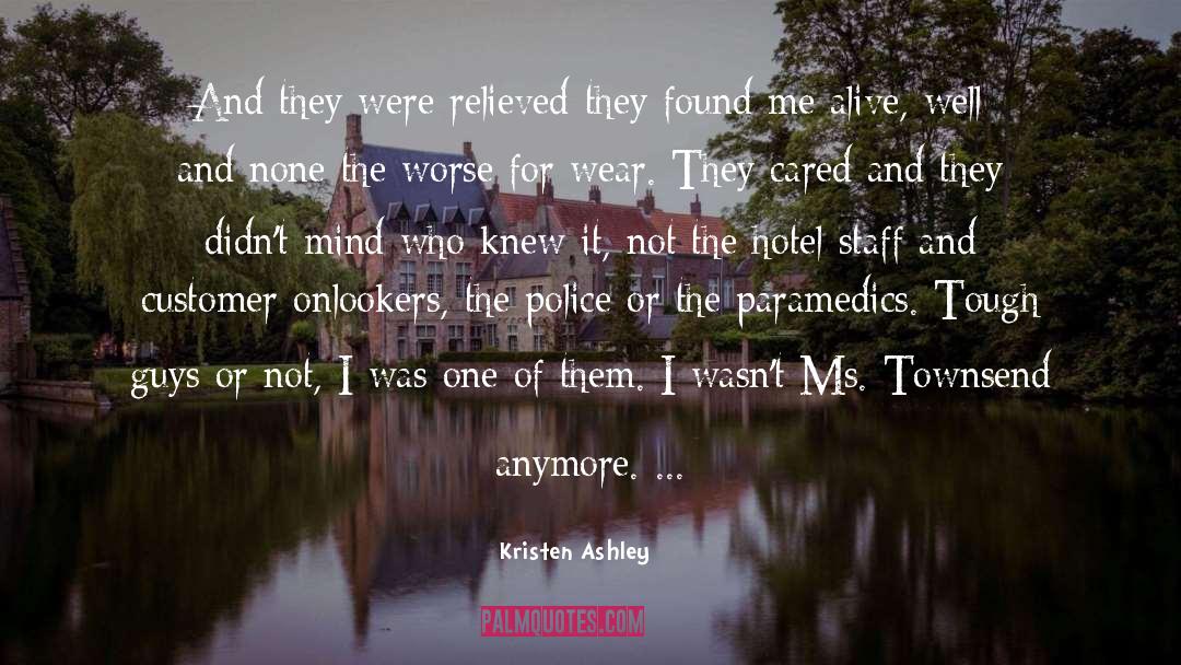 Paramedics quotes by Kristen Ashley