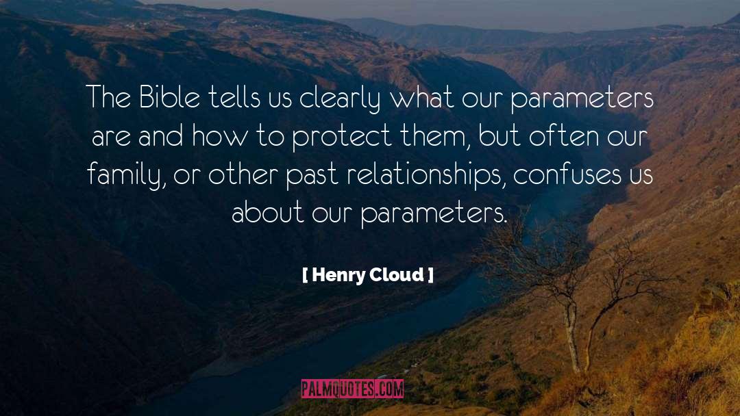 Parameters quotes by Henry Cloud