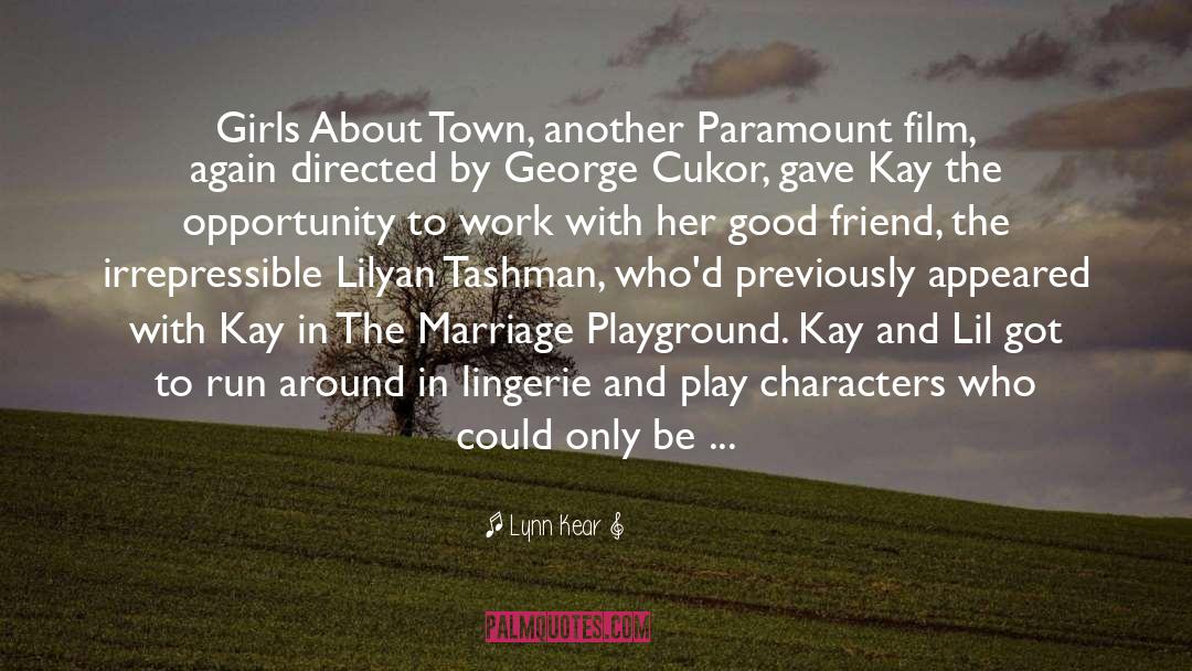 Paramount quotes by Lynn Kear