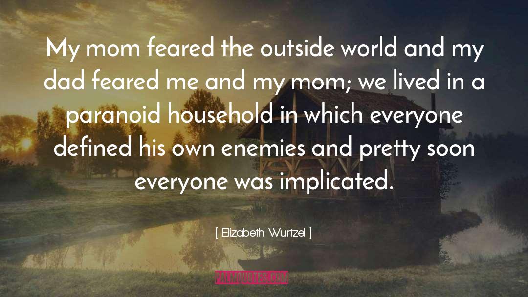 Paranoid quotes by Elizabeth Wurtzel