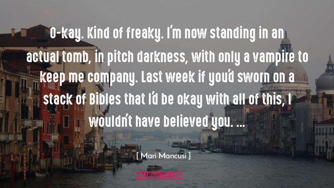 Paranormal City quotes by Mari Mancusi