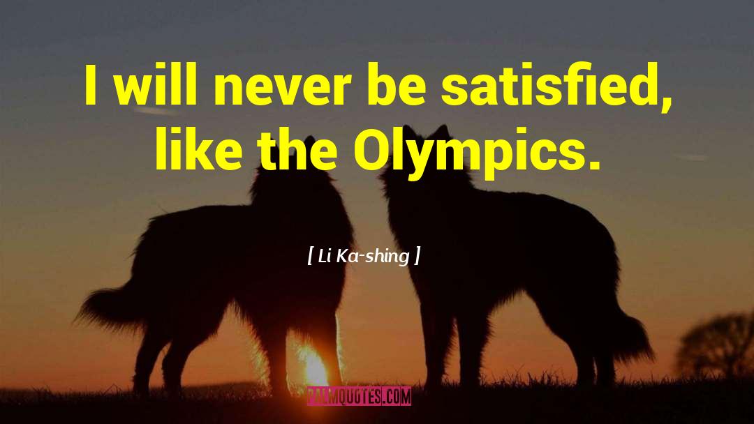 Paraplegic Olympics quotes by Li Ka-shing