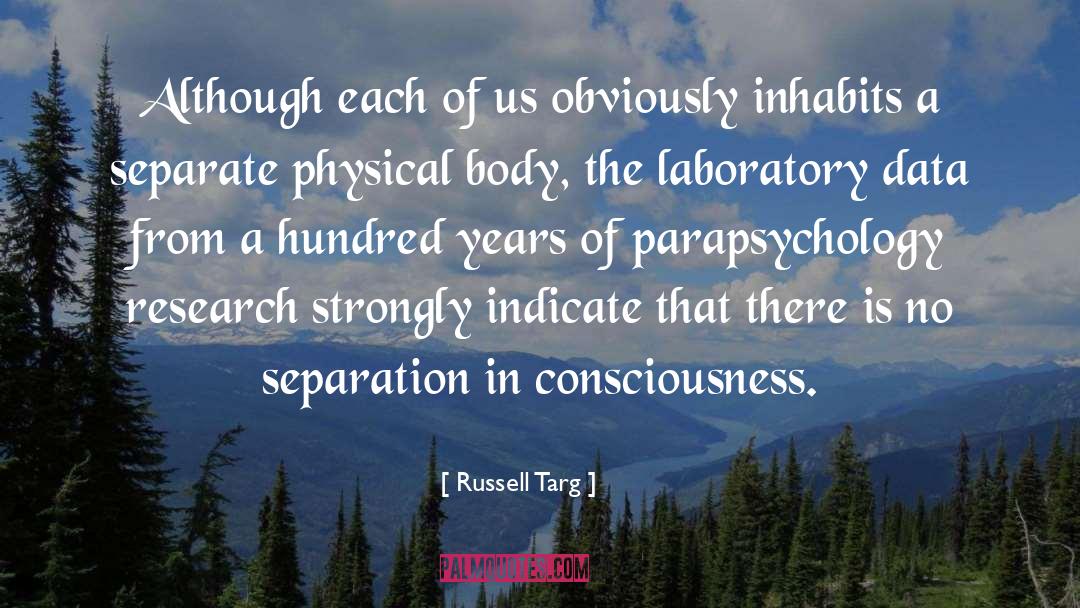 Parapsychology quotes by Russell Targ