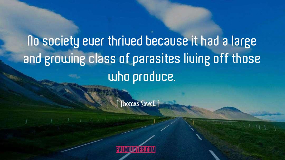 Parasites quotes by Thomas Sowell