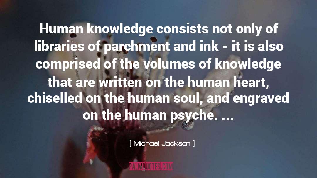 Parchment quotes by Michael Jackson