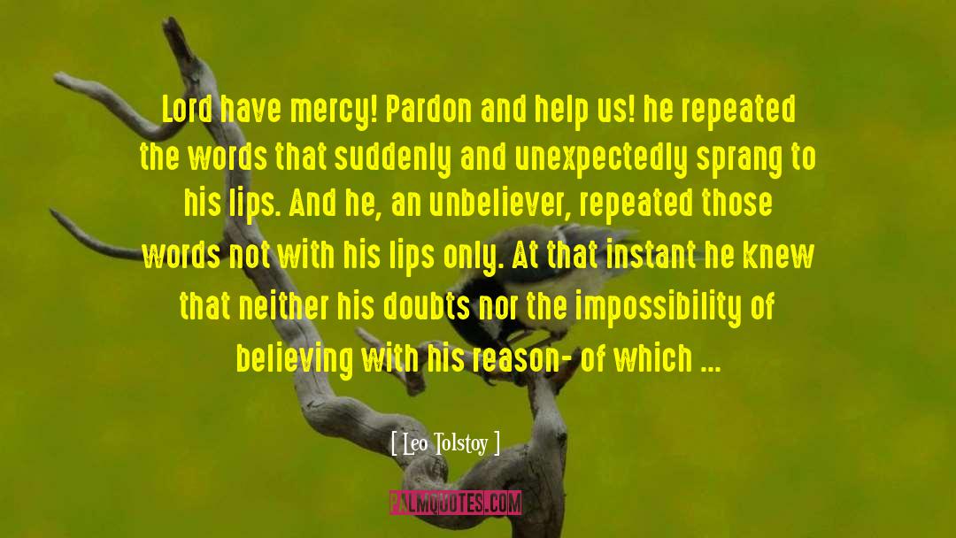 Pardon quotes by Leo Tolstoy