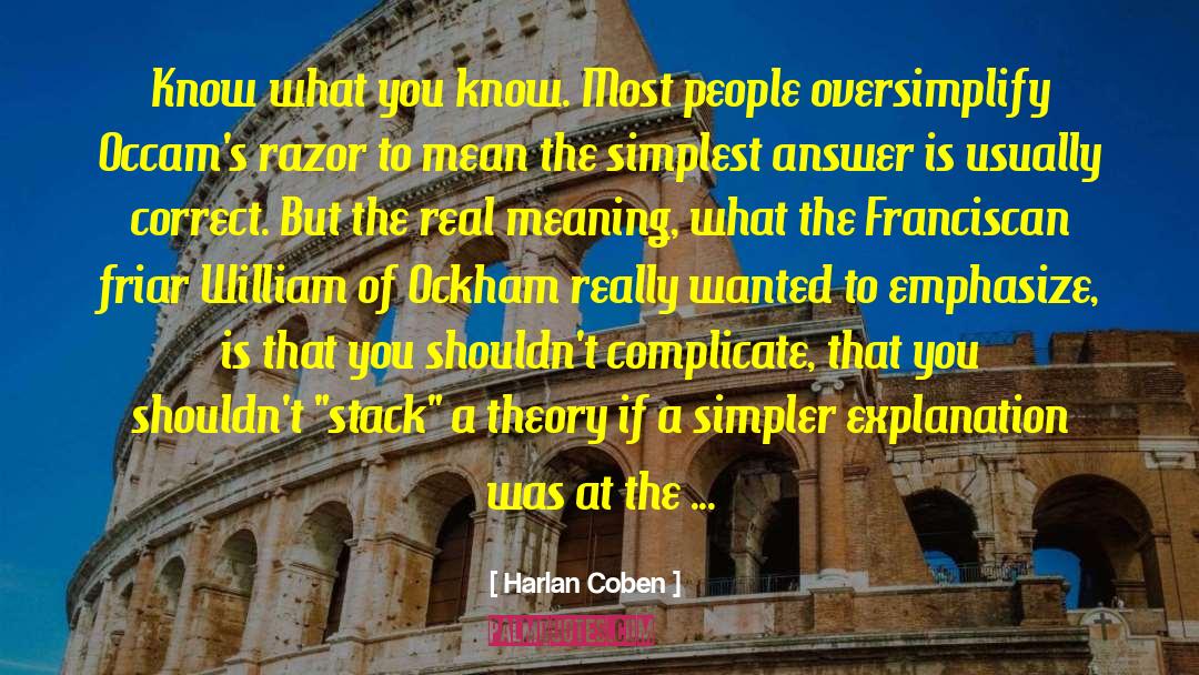 Pare quotes by Harlan Coben