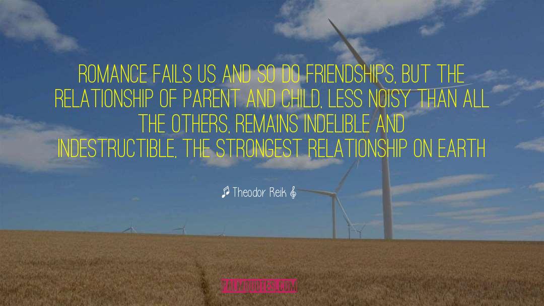 Parent Child Relationship quotes by Theodor Reik