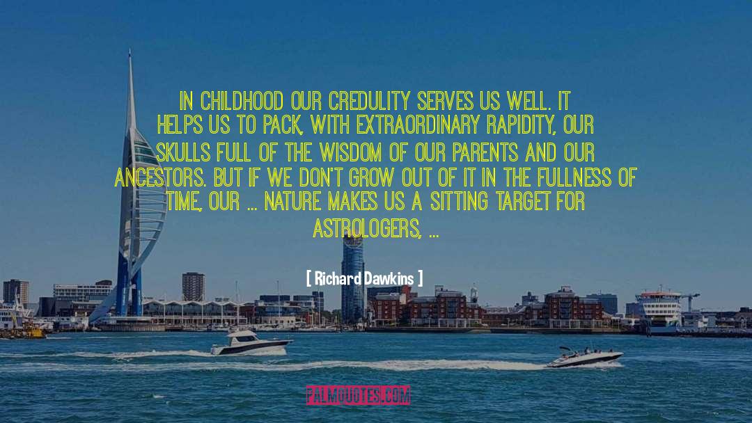 Parent Dreams quotes by Richard Dawkins