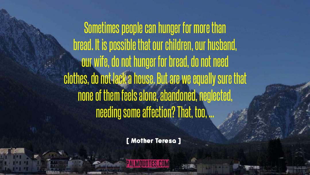 Parental Affection quotes by Mother Teresa