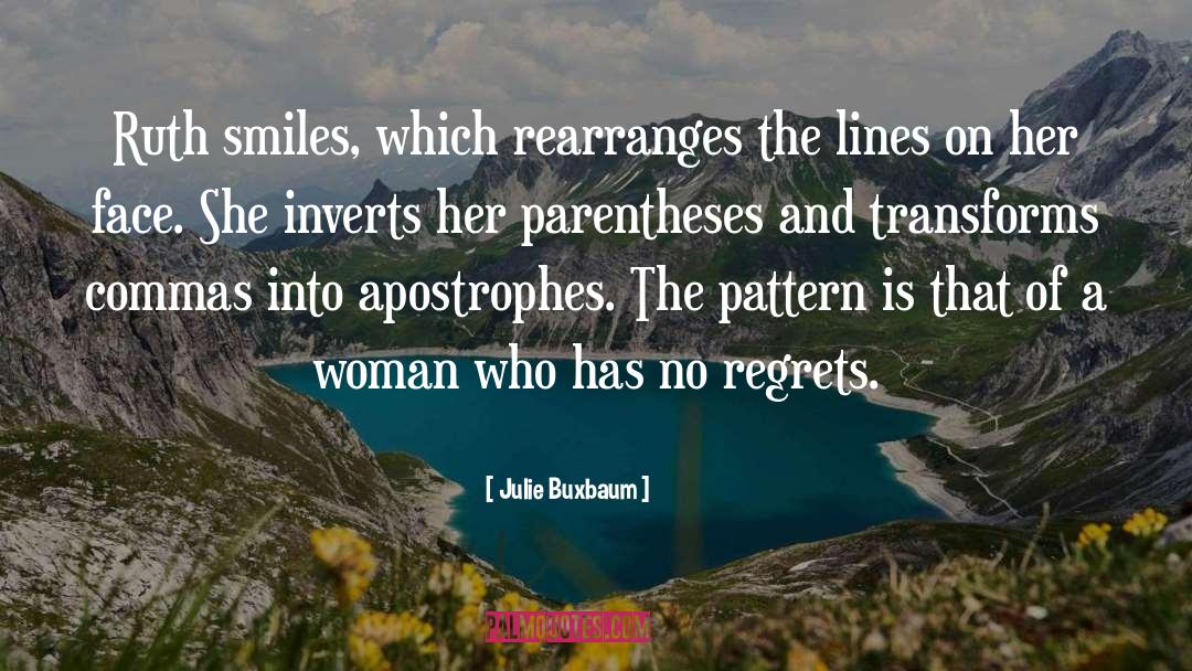 Parentheses quotes by Julie Buxbaum