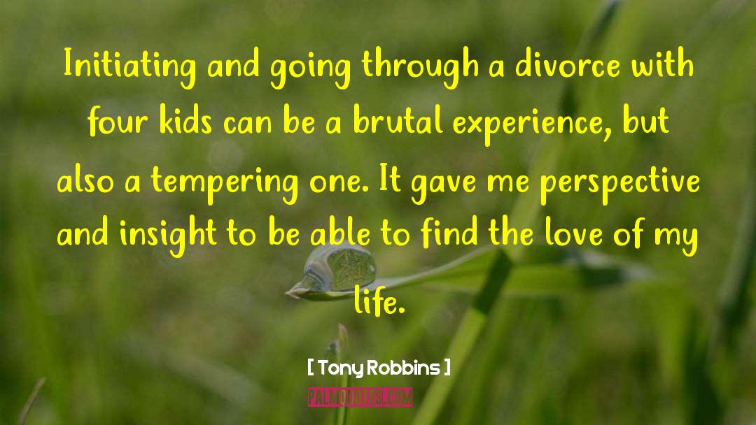 Parents Divorce quotes by Tony Robbins