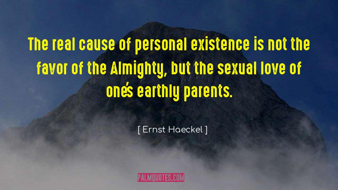 Parents Love quotes by Ernst Haeckel