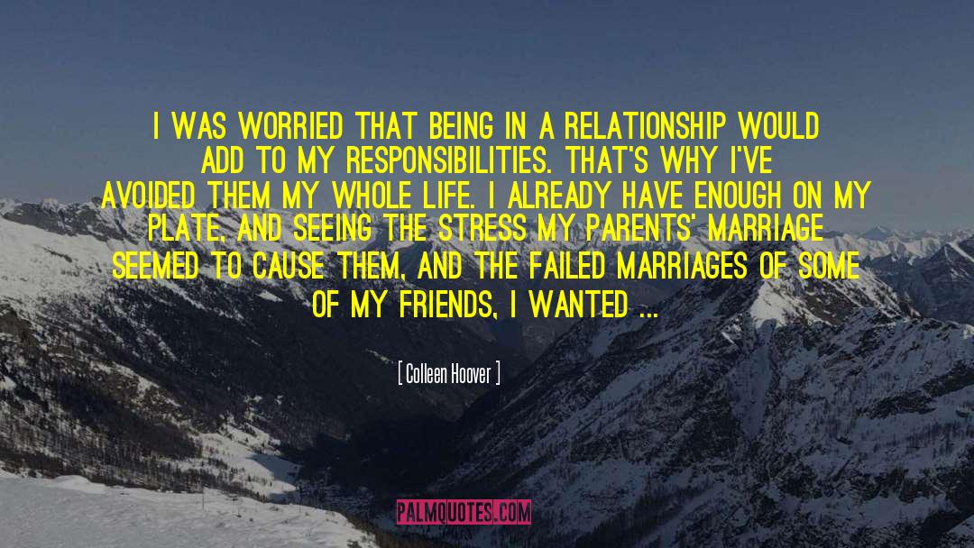 Parents Marriage quotes by Colleen Hoover