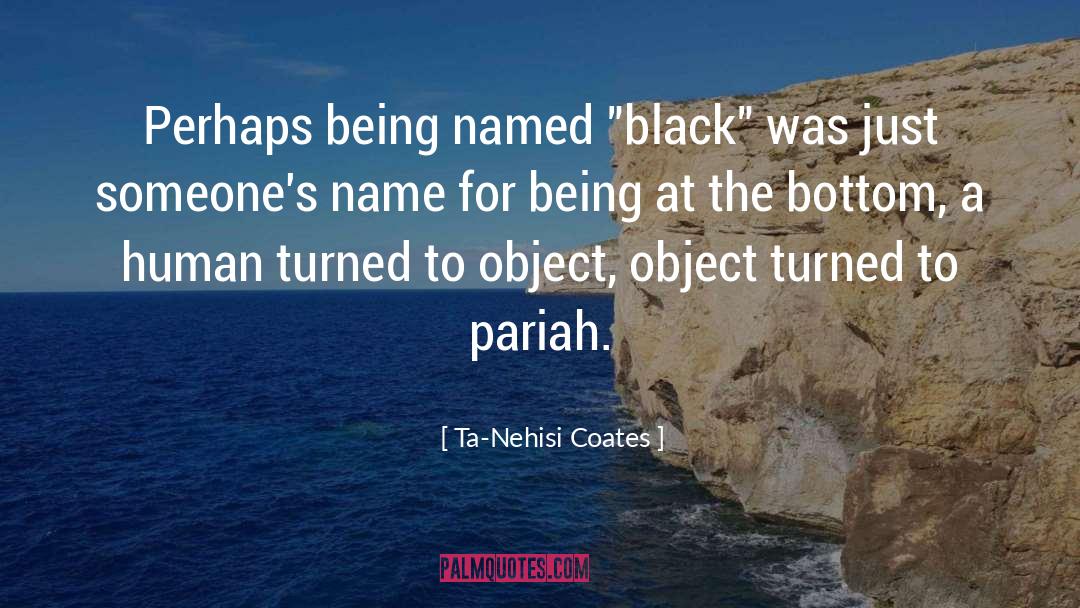 Pariah quotes by Ta-Nehisi Coates