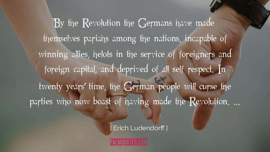 Pariahs quotes by Erich Ludendorff