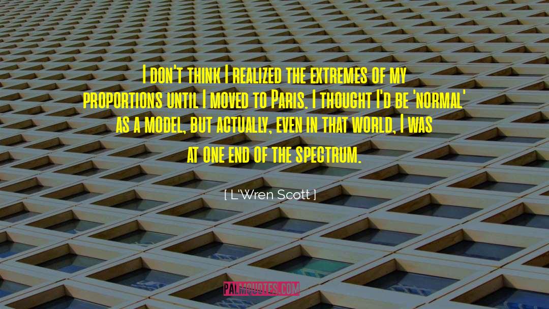 Paris A To Z quotes by L'Wren Scott