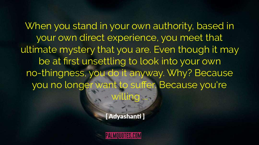 Paris Based Mystery quotes by Adyashanti