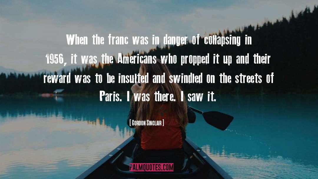 Paris France quotes by Gordon Sinclair