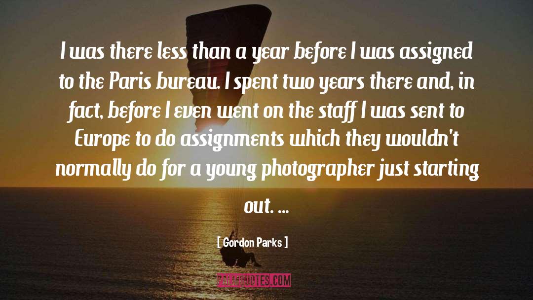 Paris quotes by Gordon Parks