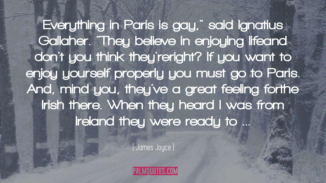 Paris quotes by James Joyce