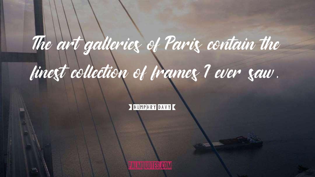 Paris quotes by Humphry Davy