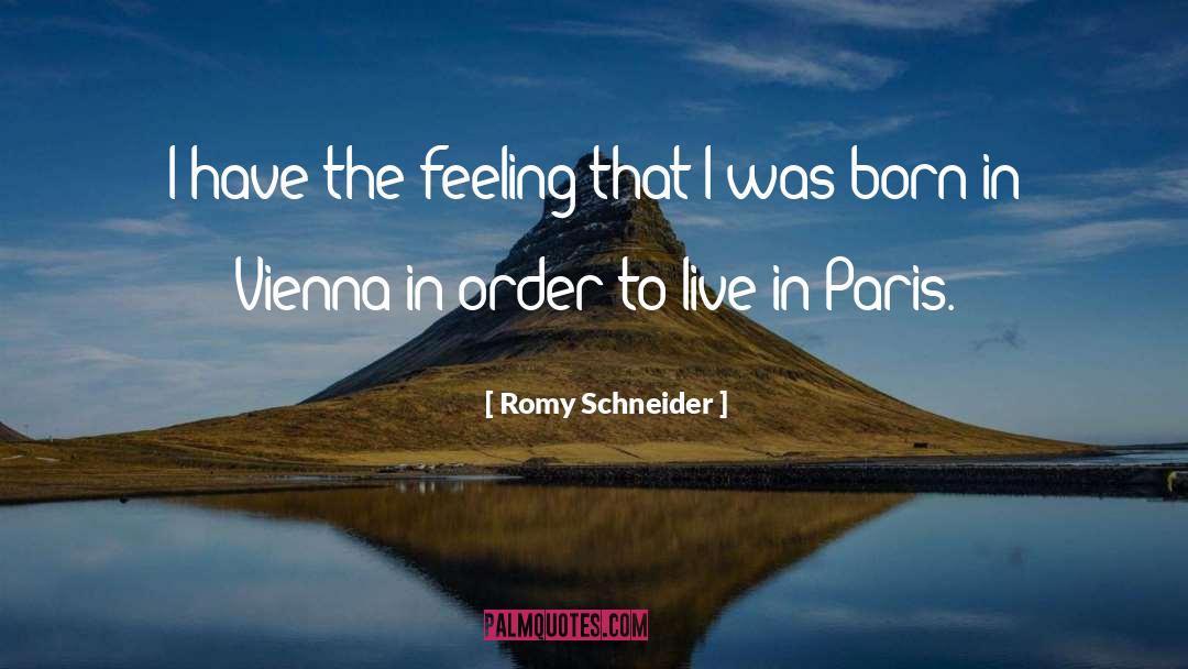 Paris quotes by Romy Schneider