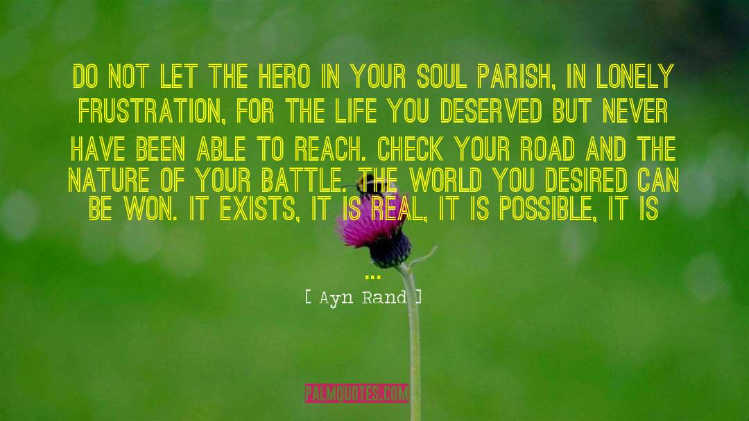 Parish quotes by Ayn Rand