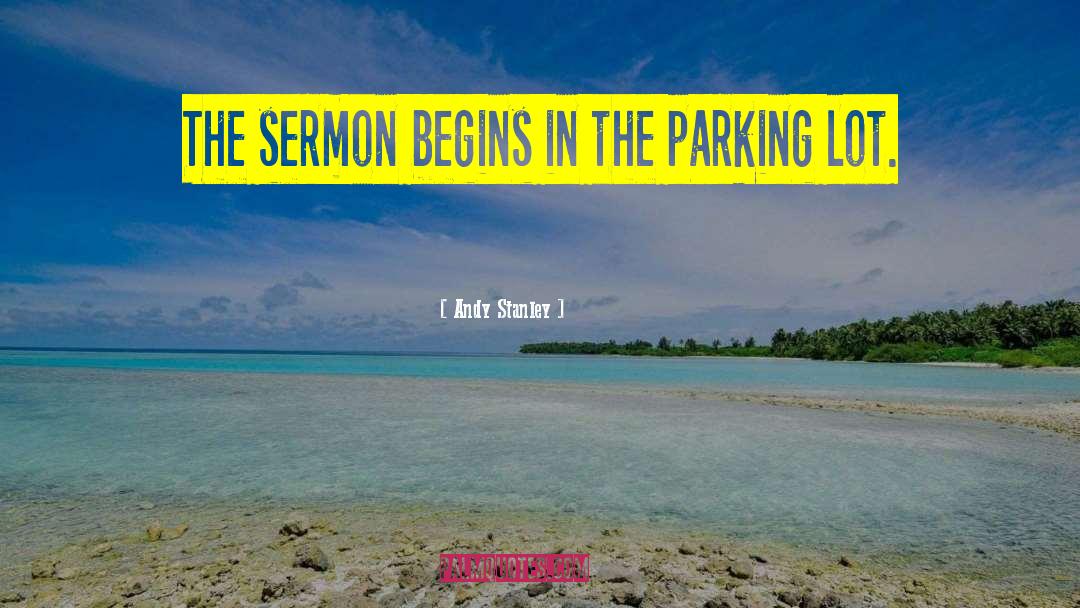 Parking Lot quotes by Andy Stanley