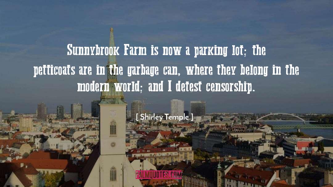 Parking quotes by Shirley Temple