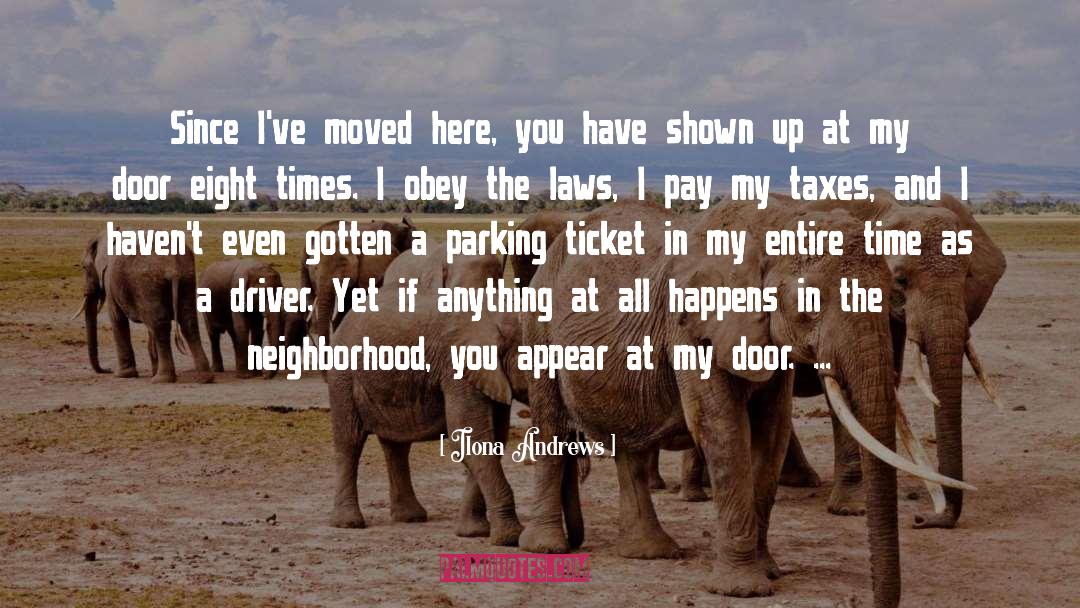 Parking quotes by Ilona Andrews