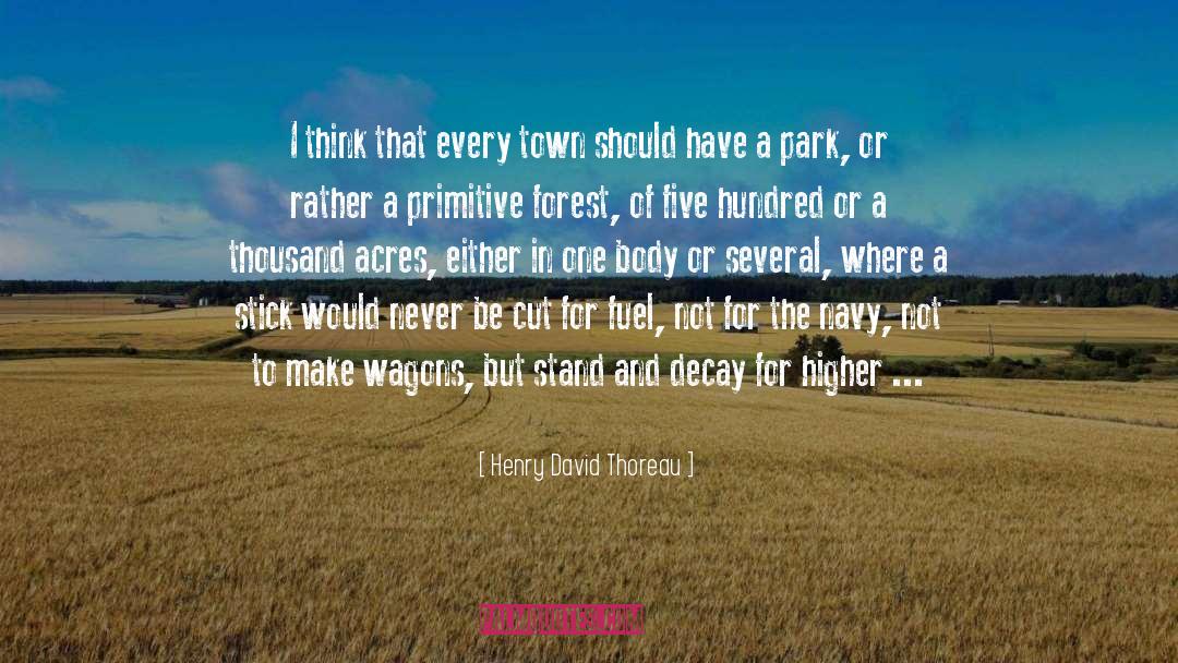 Parks And Recreation quotes by Henry David Thoreau