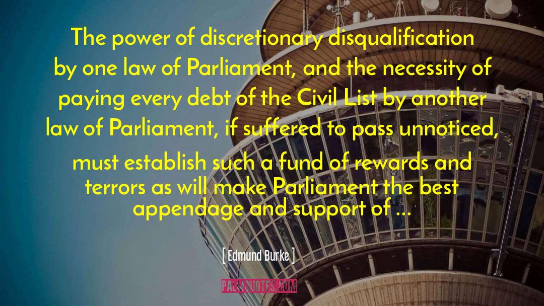 Parliament quotes by Edmund Burke