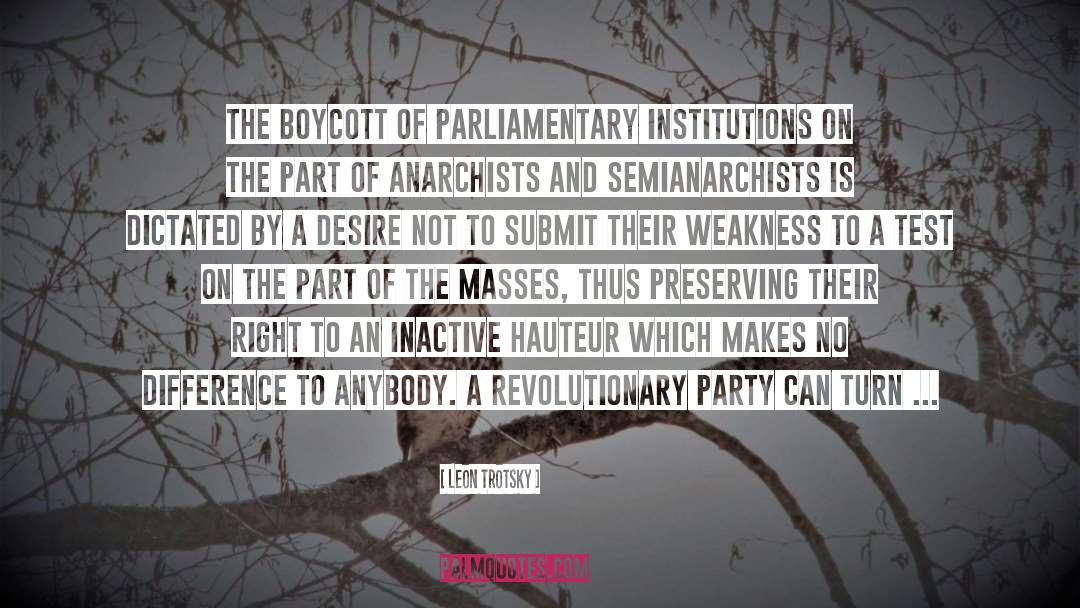 Parliament quotes by Leon Trotsky