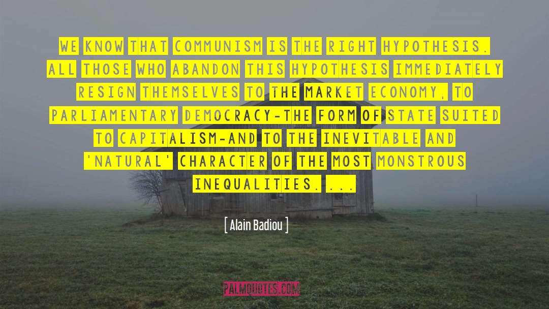 Parliamentary quotes by Alain Badiou