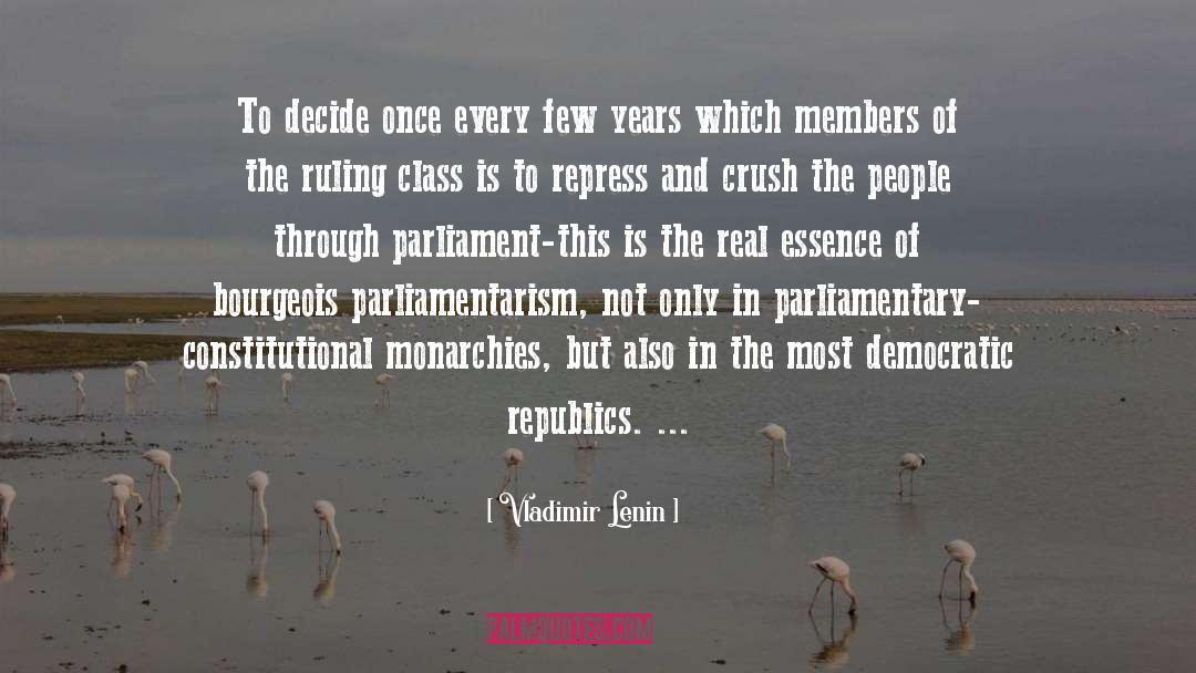 Parliamentary quotes by Vladimir Lenin
