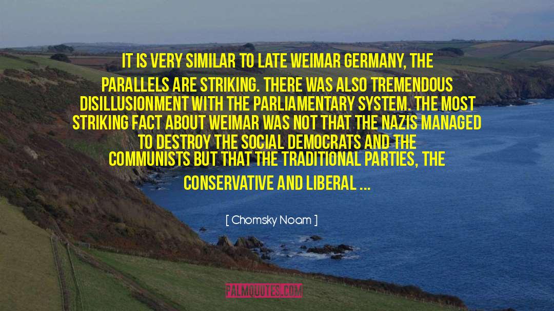 Parliamentary System quotes by Chomsky Noam