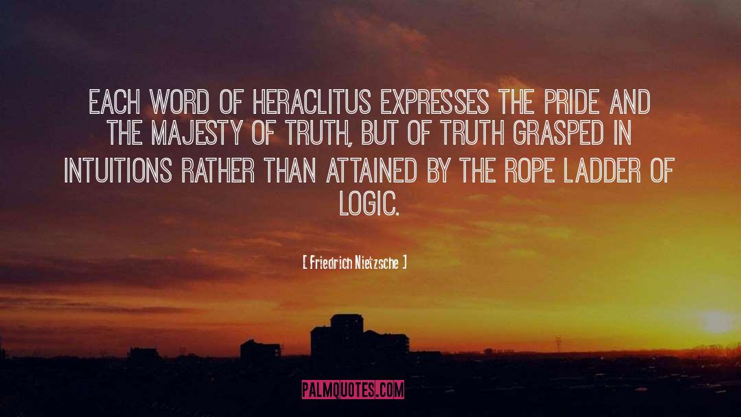 Parmenides And Heraclitus quotes by Friedrich Nietzsche