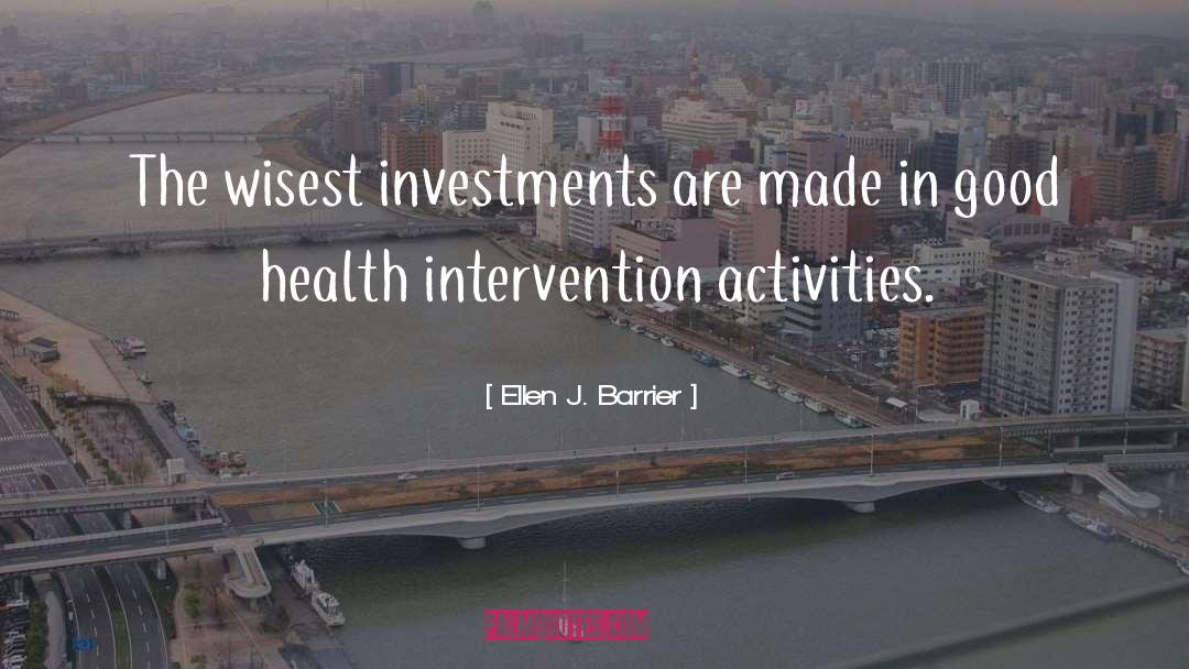 Parmenion Investments quotes by Ellen J. Barrier