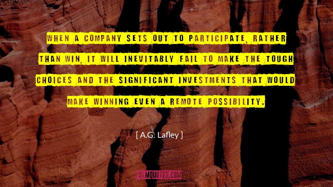 Parmenion Investments quotes by A.G. Lafley