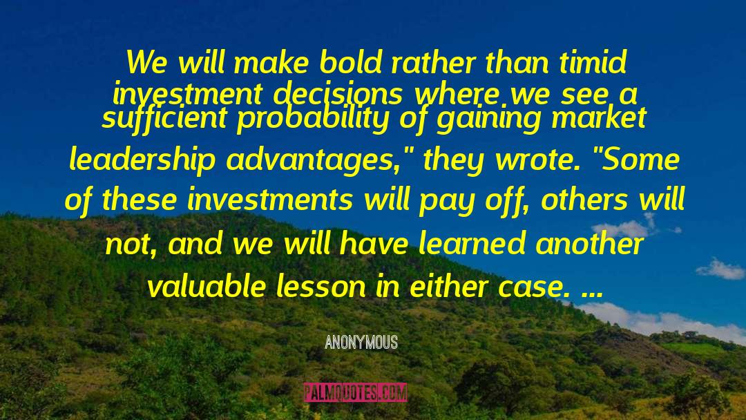 Parmenion Investments quotes by Anonymous