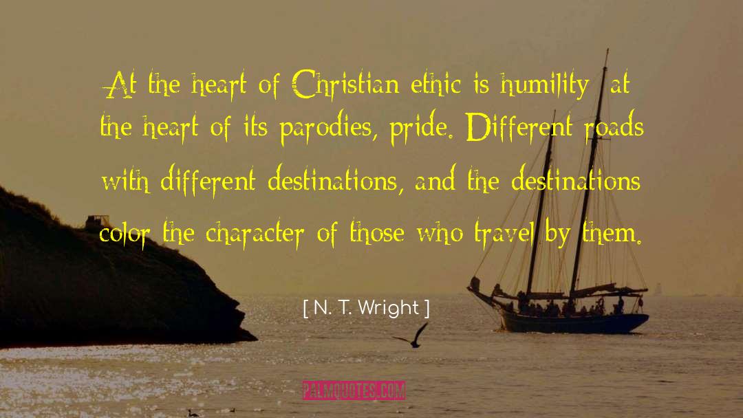 Parodies quotes by N. T. Wright