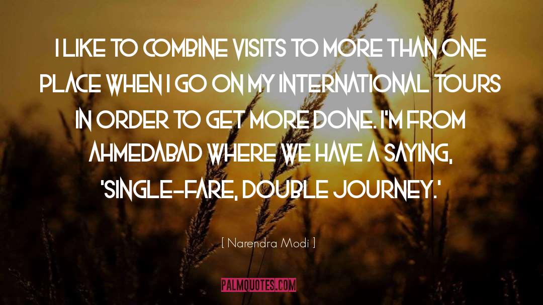 Parrello Tours quotes by Narendra Modi