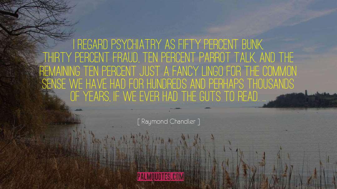 Parrots quotes by Raymond Chandler